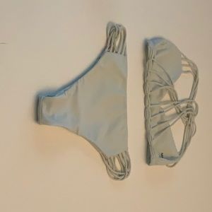 Mikoh blue bathing suit top